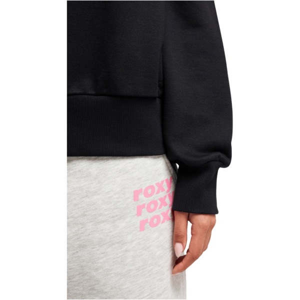 2026 Roxy Womens Solar Rush Relaxed Sweatshirt ERJFT05138 - Anthracite